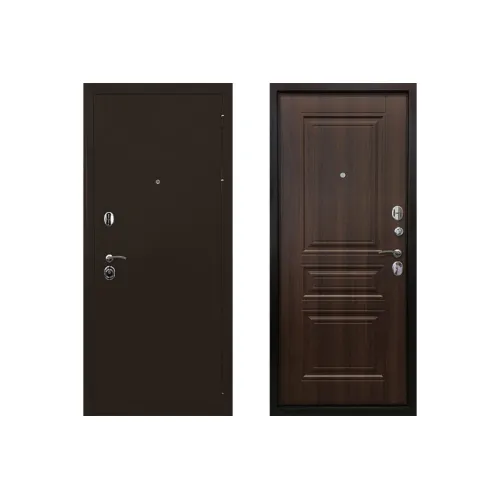 Металлическая дверь Ратибор Троя 3К (Цвет Орех Бренди)