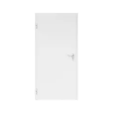 Дверь противопожарная металлическая ДПР-Олимп-01/60К сплошная, охватывающая коробка (0925-2075), RAL 9003 (Левая)