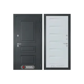 Входная дверь Атлантик 14 - Дуб кантри белый горизонтальный