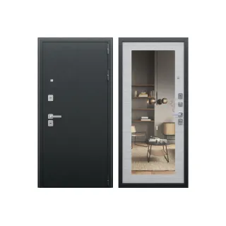 Входная металлическая дверь АСД Next 1 Акация Светлая зеркало